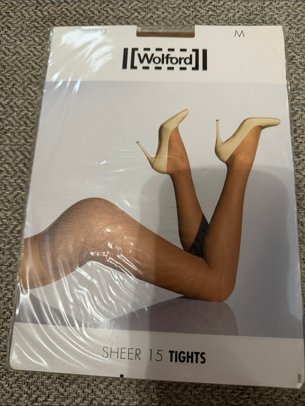 Wolford Sheer 15 Tights in Nude
